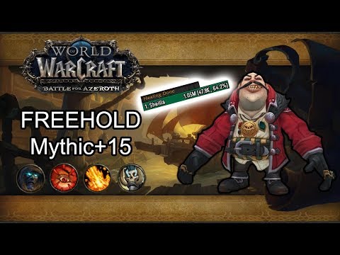 BFA MYTHIC+ SEASON 2 | Freehold +15 IN TIME | Mistweaver Monk PoV