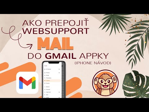 Websupport Mail v Gmail App (iPhone NÁVOD) | Nastavenie E-mailu Krok za Krokom