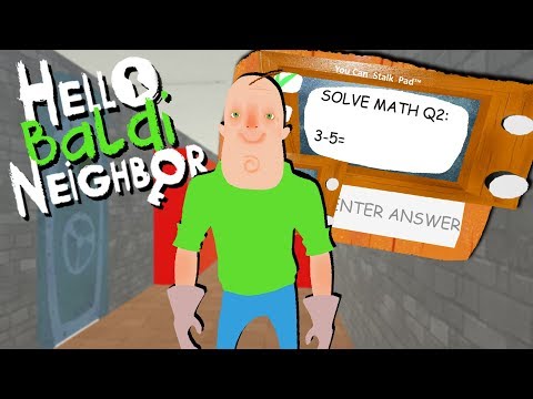 Hello BALDI Neighbor! (It had to be done...) | Baldi's Basics Mod Gameplay