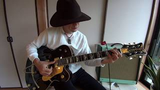 Video thumbnail for "Round Midnight" Chord Melody Black Falcon Gretsch by Hyrotone