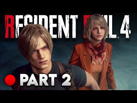 RESIDENT EVIL 4 REMAKE Walkthrough Hard Difficulty Gameplay Part 2 - Ashley Found (FULL GAME)
