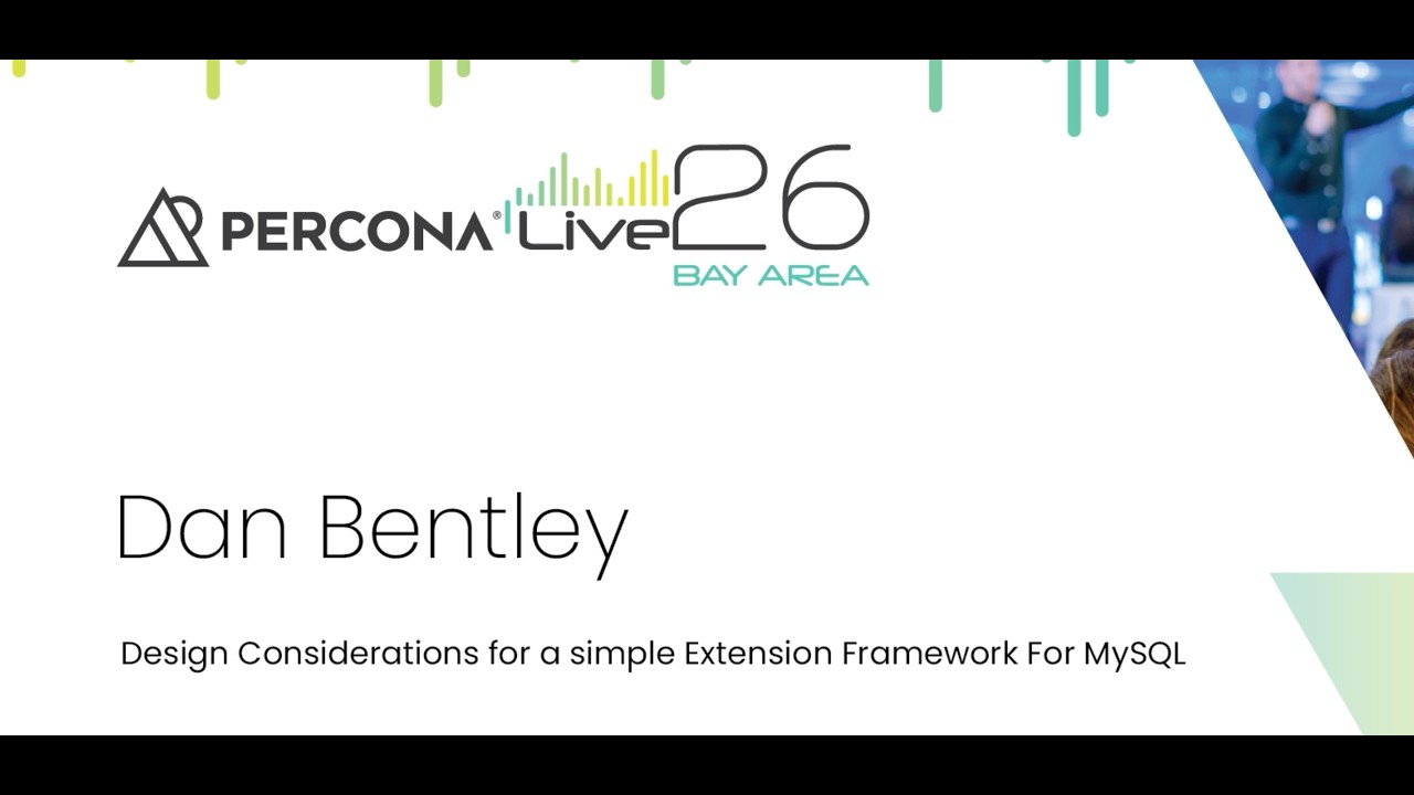 Design Considerations for a simple Extension Framework For MySQL