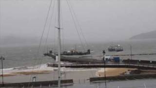 preview picture of video 'Rathmullan -  Stormy Weather on the waterfront'