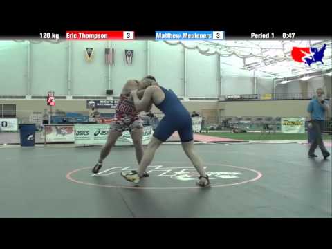 Eric Thompson vs. Matthew Meuleners at 2013 ASICS University Nationals - FS