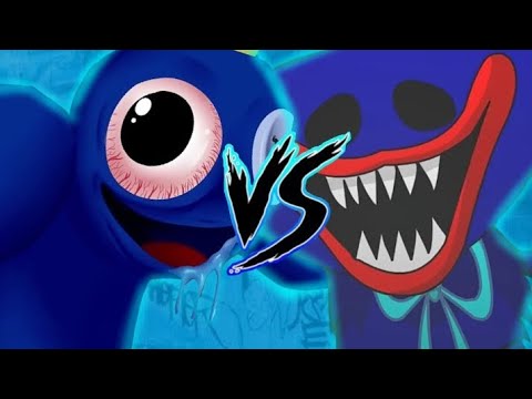 azul babão vs huggy wuggy (batalha animada sem o mussoumano)