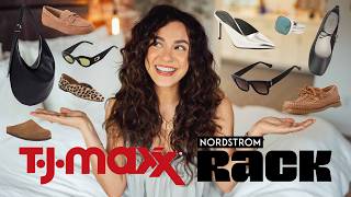 HUGE T.J.MAXX & NORDSTROM RACK HAUL! FREE PEOPLE, SPERRY, DESIGNER DUPES & MORE!