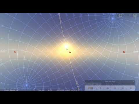 ASTR 10 - Movement of the Sun Along the Ecliptic