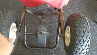 Modifying your seed/fertilizer spreader into an AWD machine (Earthway 2050P)