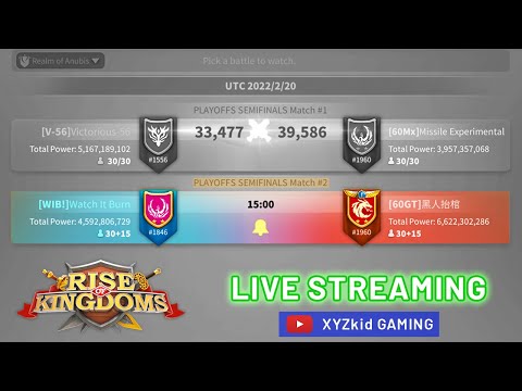 WIB! vs. 60GT | Osiris League Season 5: Semifinals | RISE OF KINGDOMS