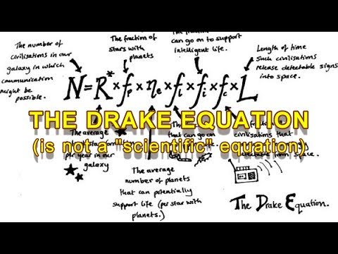 The Drake Equation (is not a "scientific" equation)