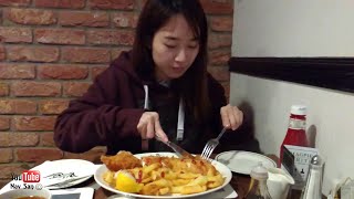 Traditional fish and chips at Magpie Cafe, Whitby