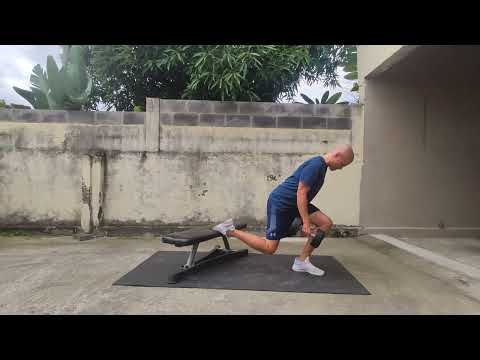 Bulgarian Split squat hip dominant