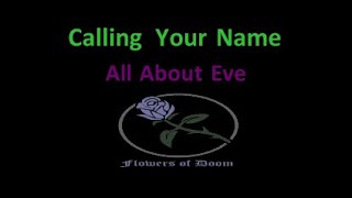 All About Eve - Calling Your Name (goth gothic rock karaoke ゴス ゴシック カラオケ lyric video)