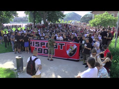 Mindenhol honvédosok, fergeteges hangulatban vonultak a kispestiek