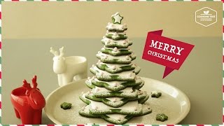 쿠키로 크리스마스 트리 만들기, 아이싱 쿠키 : How to make Cookie christmas tree : クッキークリスマスツリー -Cookingtree쿠킹트리
