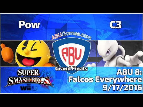 ABU Monthly 8: Pow (Pacman) vs. C3 (Mewtwo) - Smash 4 Grand Finals