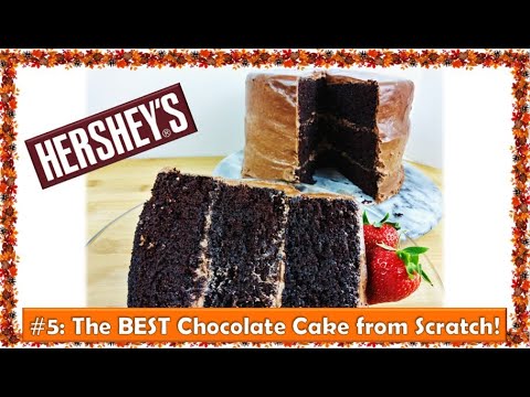 The BEST Moist 3-Layer Chocolate Cake from Scratch! (Thanksgiving Recipes Week: Dish #5)