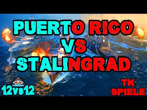 Stalingrad vs Puerto Rico 12vs12 *Kradonische Gefechte* ⚓️ in World of Warships 🚢
