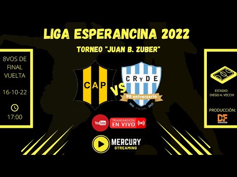 LIGA ESPERANCINA 2022 - TORNEO "JUAN B. ZUBER" - 8VOS DE  FINAL - A. PILAR VS. D. ELISA