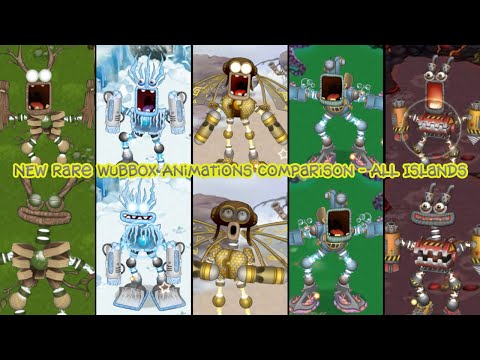 NEW Epic Wubbox Animations Comparison - All Islands (My Singing Monsters) 4K
