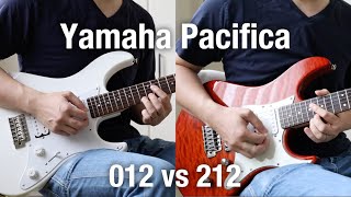 Video thumbnail for Yamaha Pacifica 012 vs 212 Distortion Sound Comparison (No talking) by Croquette Guitar