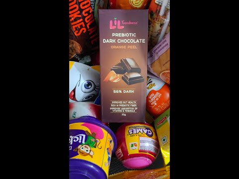 LiL Goodness Prebiotic Dark Chocolate ORANGE PEEL#shorts