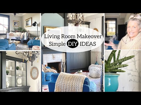 , title : '🏡Home Decor DIY: Extreme Living Room Makeover 2022  with Annie Sloan’s Wall Paint! Part 2 | ASMR'