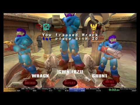 Quake III Arena Any% Nightmare! Speedrun in 29:49 (FORMER WR) by fearZZz