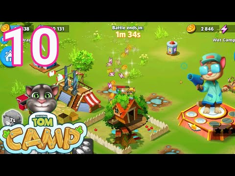 Archery Level 3 Successful | Talking Tom Camp - Gameplay Walkthrough Part 10  (iOS, Android)