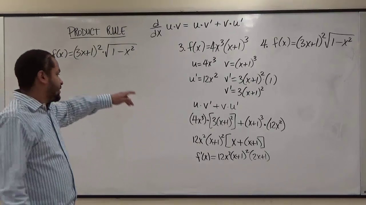 Product Rule - BMCC(CUNY) MAT301 Calculus 1