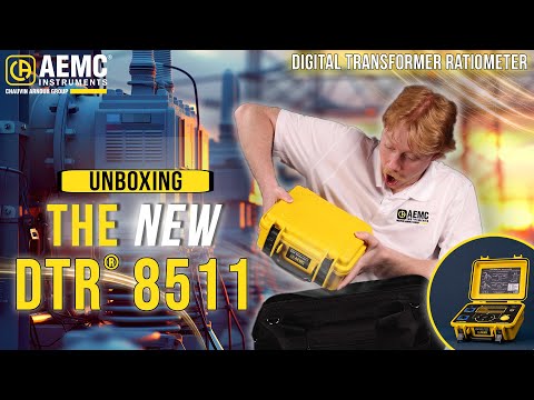 AEMC®- Unboxing the NEW DTR® 8511