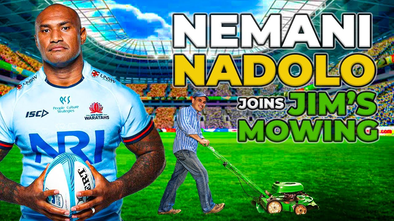Jim's Mowing - World Rugby Superstar signs with Jim's Mowing! Nemani Nadolo