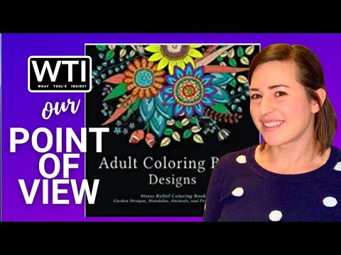 Adult Coloring Book Designs - WTI product video review