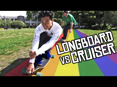 LONGBOARD VS CRUISER BOARD