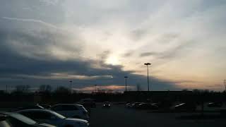 Multiple Sunsets at Walmart...Hello Wake Up...April 6th 2019 6:57 pm