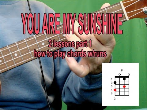 YOU ARE MY SUNSHINE Part 1 How to Play Ukulele