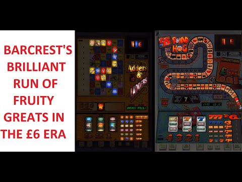 Barcrest's Magnificent £6 Era - Andy Capp, Road Hog, Games Bond 006, Adders & Ladders And Many More