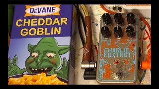 Video thumbnail for Malekko - Charlie Foxtrot w/ Electro-Harmonix Flatiron Fuzz. PEDAL HACK by Guitar Pedal First Look
