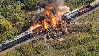 Russians Placed Something on the Train Tracks—Then, When the Train Passed By, Th