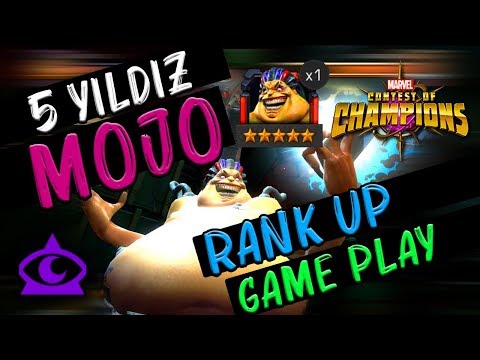 5 YILDIZ MOJO RANK UP + GAME PLAY + NASIL OYNANMALI - MCOC MOJO