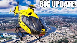 INSANE New Update in MSFS 2024! Sim Update 3, Germany Overhaul & EC-135 Helicopter!