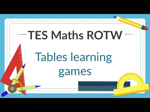 Maths ROTW 120 - Table Learning Games video