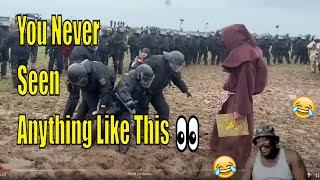 Police vs Mud vs Wizard Ozzy Man||Never Seen Anything Like This!