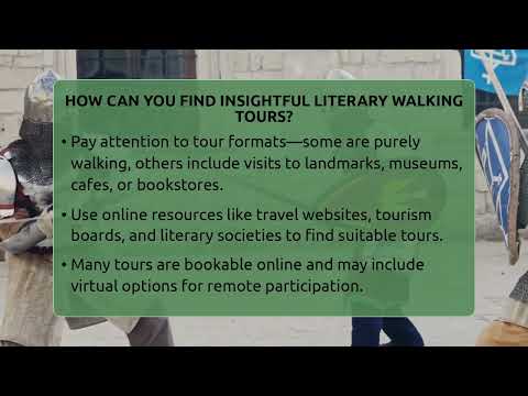 How Can You Find Insightful Literary Walking Tours? - Western Europe Explorer