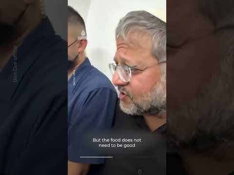 Ben-Gvir mocks Palestinian detainee over prison conditions