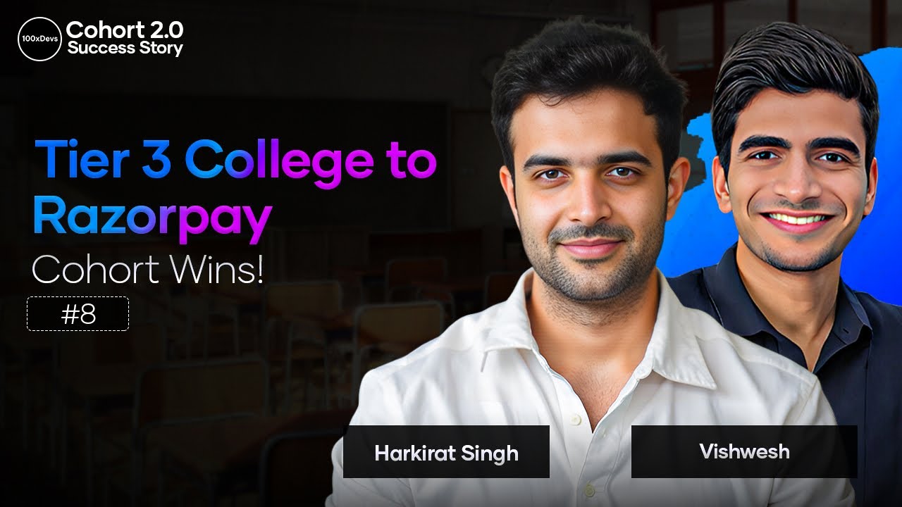 This LinkedIn hack landed him at Razorpay | 100xdevs Success Stories