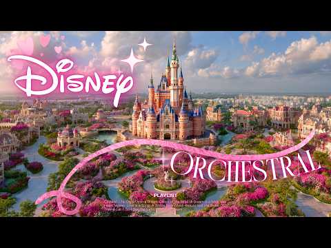 Relaxing Disney Orchestral 🌷 Blooming Castle Gardens | 3 Hours