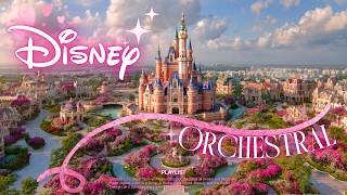 Relaxing Disney Orchestral 🌷 Blooming Castle Gardens | 3 Hours