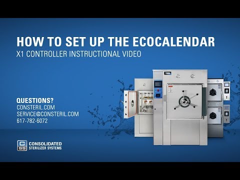 How To Set Up The Ecocalendar - X1 Controller