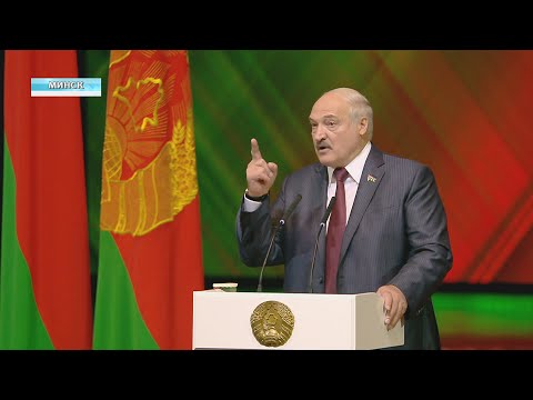Выступление Александра Лукашенко на торжественном собрании ко Дню Независимости Беларуси видео